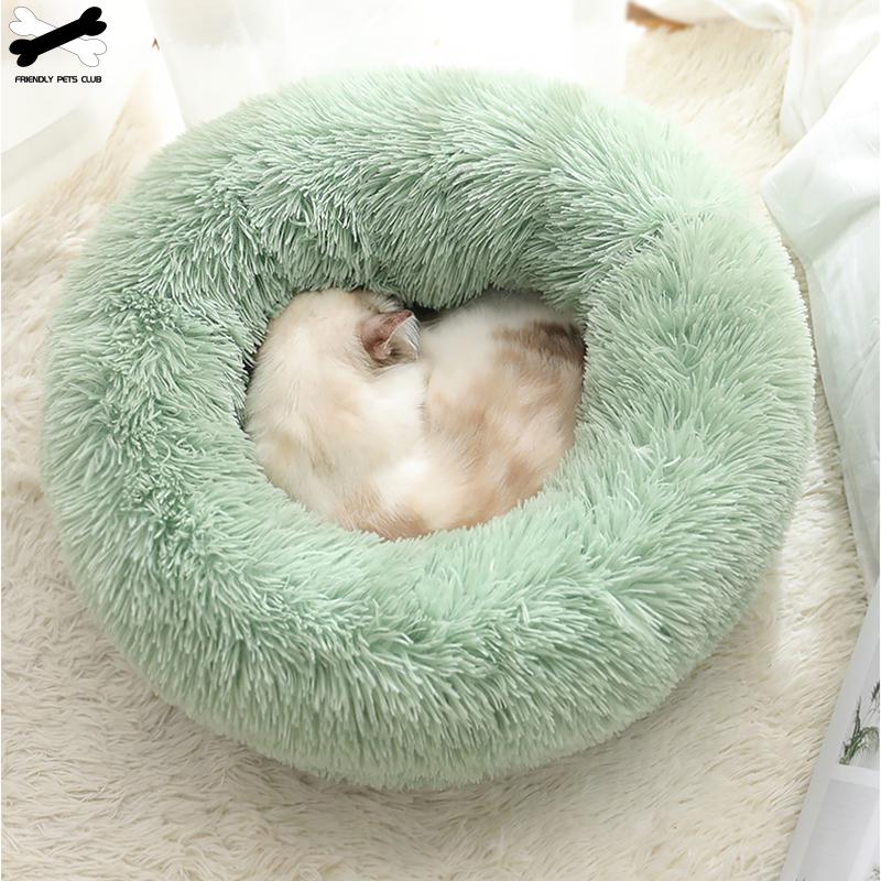Canapé-lit cocon douillet pour chien et chat - en situation